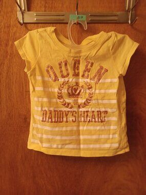 The Children Place Toddler Girls Glitter Queen Of Daddy's Heart
